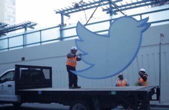 The 560-pound Twitter logo has sold...