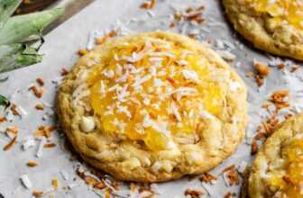 Bakery Style Piña Colada Cookies