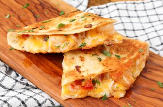 Shrimp Quesadillas – Barefeet...