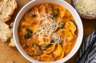 Creamy Sausage Tortellini Soup | Co...