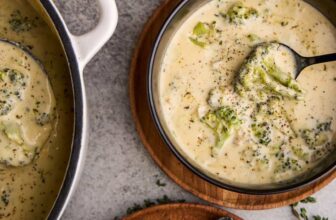 Easy Broccoli Cheddar Soup – ...