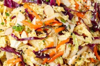 Asian Cabbage Salad – Barefee...