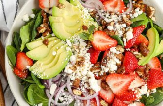 Strawberry Spinach Salad – Sp...