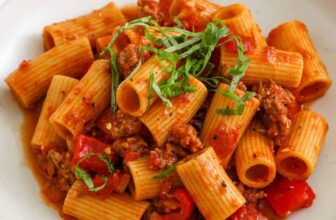 Italian Sausage Pasta – Spend...