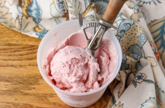 Roasted Strawberry Ice Cream –...