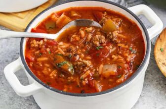 Cozy Stuffed Pepper Soup, Made Easy...