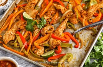 Sheet Pan Chicken Fajitas