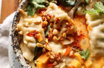 Coconut Curry Potsticker Soup Recip...